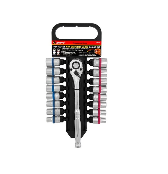 TYÖKALUSARJA VÄRIKOODI 1/2" MM/SAE 17-OS kuva