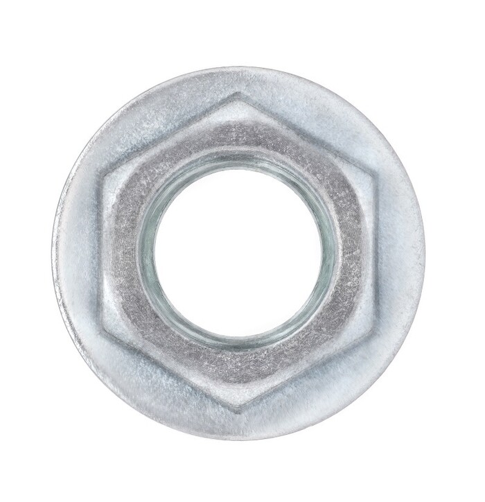 DIN 6923 8. ZN KUUSIOMUTTERI LAIPALLINEN kuva