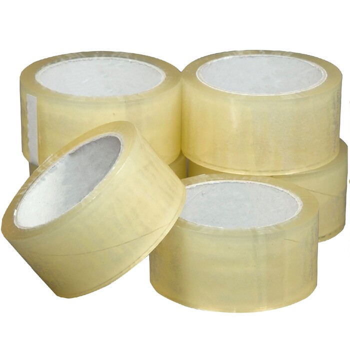 PAKKAUSTEIPPI KIRKAS 50MM/66M kuva