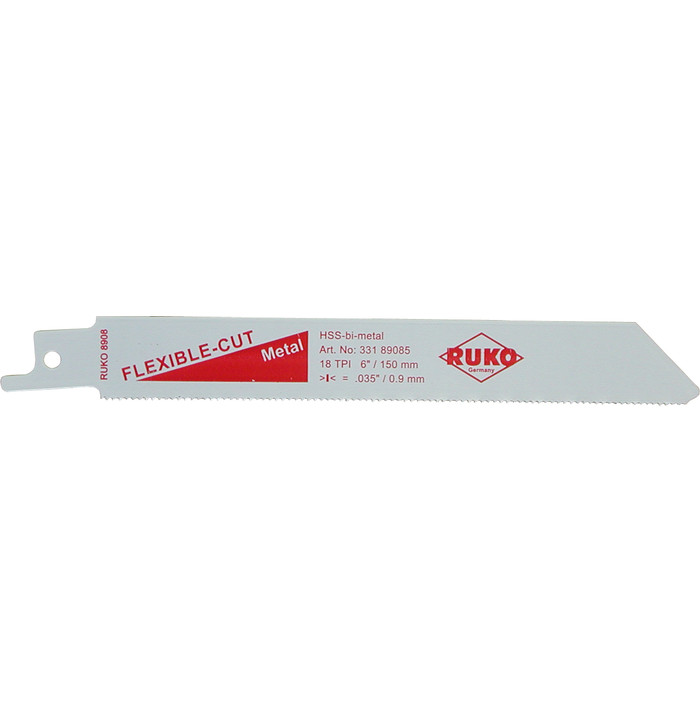 PUUKKOSAHANTERÄ HSS-BI 18TPI/150MM/5KPL kuva
