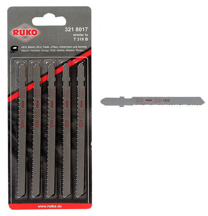 KUVIOSAHANTERÄ HSS 24TPI/77MM/5KPL kuva