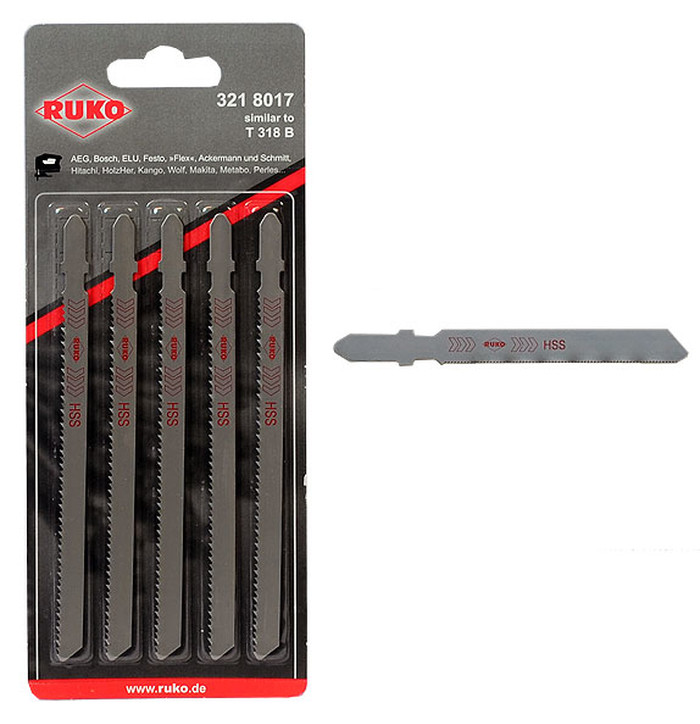 KUVIOSAHANTERÄ HSS 36TPI/77MM/5KPL kuva