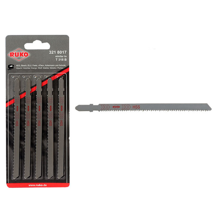 KUVIOSAHANTERÄ HSS 14TPI/132MM/5KPL kuva