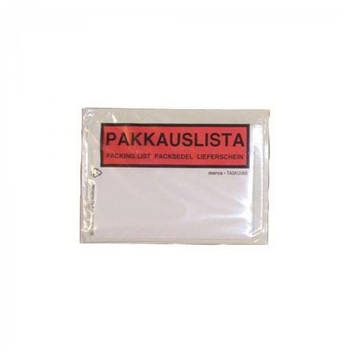 LÄHETYSLISTATASKU C6 1000KPL TEKSTILLÄ kuva