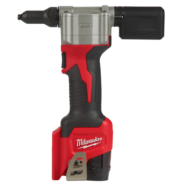 Milwaukee M12 BPRT-201X vetoniittikone, 1x2,0Ah akku ja laturi salkussa kuva