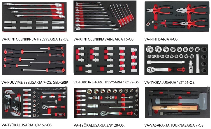 Modulityokalut vaunuihin